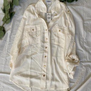 NWT Express Original Fit Military Portofino Shirt